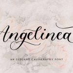 Angelinea Elegant Calligraphy Font1