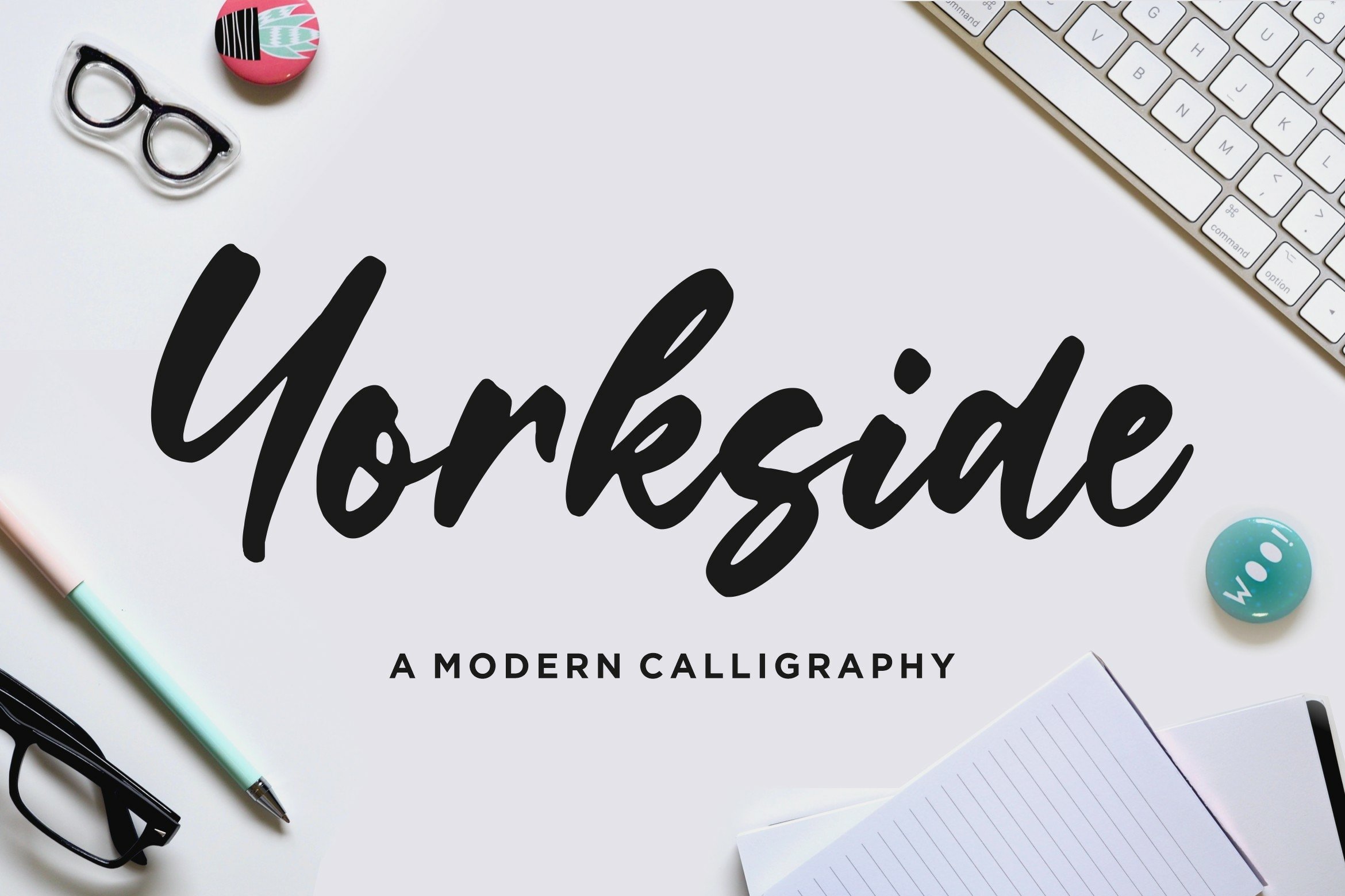 Yorkside Modern Calligraphy Font1