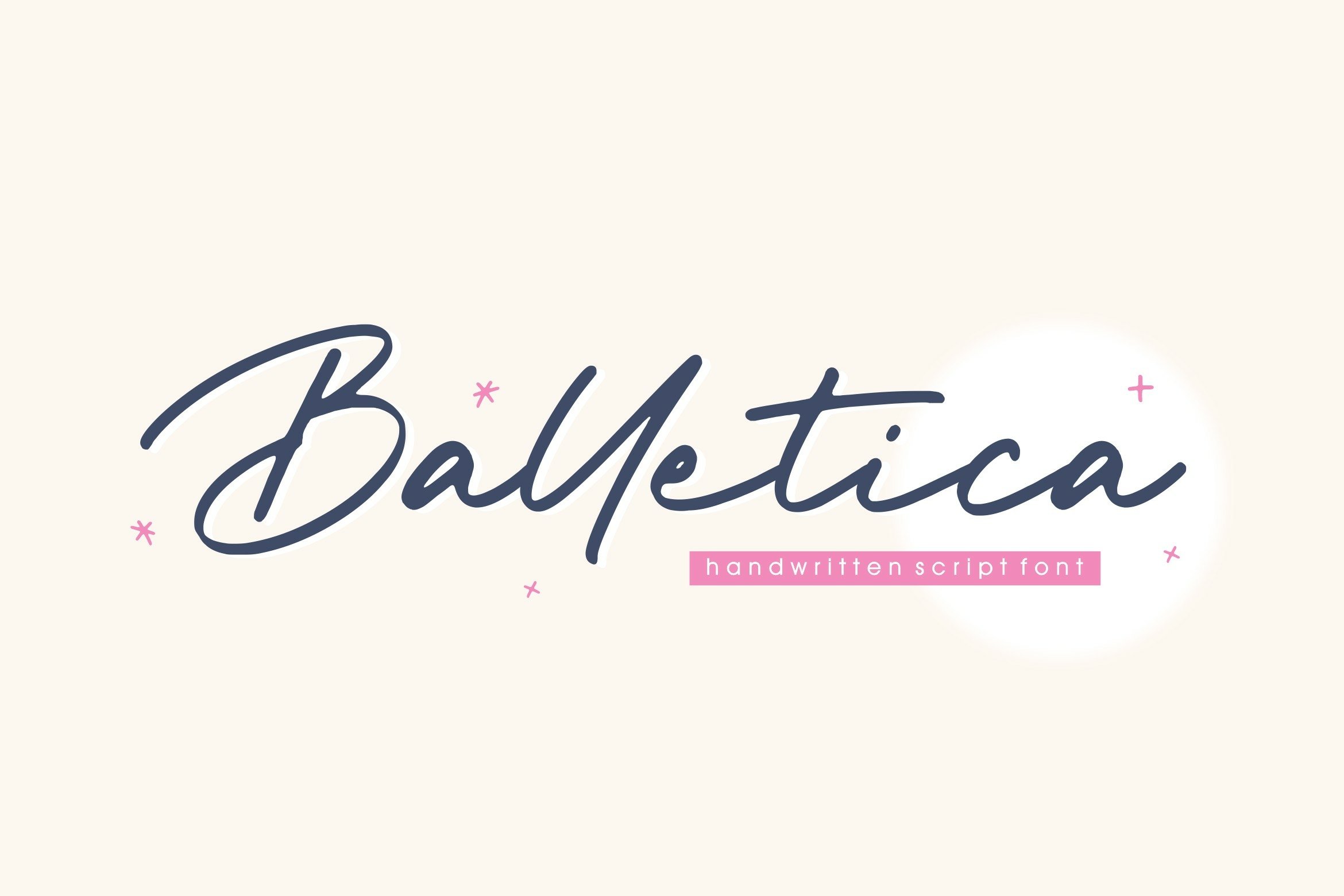 Balletica Handwritten Script Font1