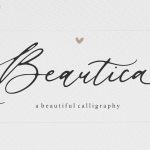 Beautica Beautiful Calligraphy Font1