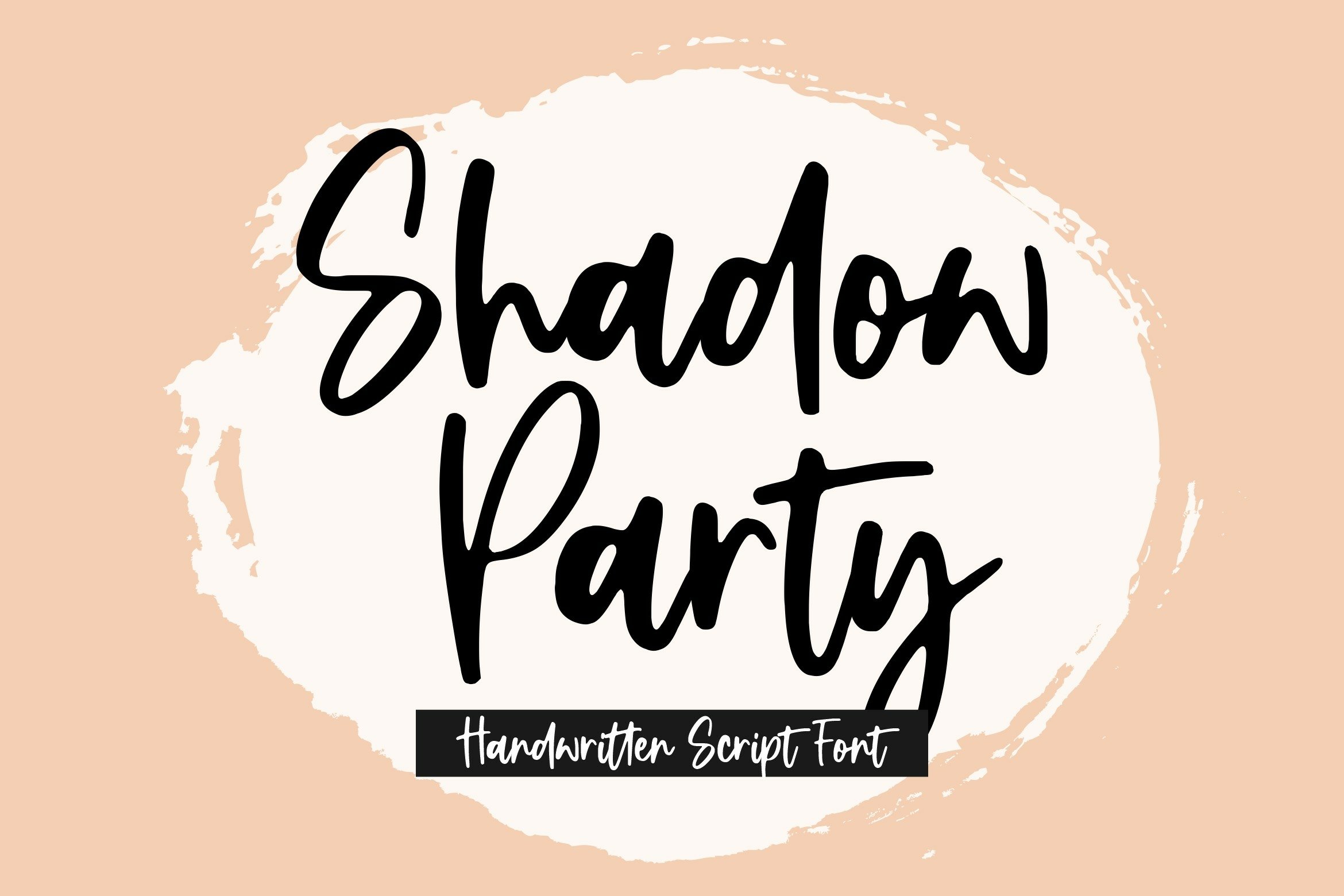 Shadow Party Handwritten Script Font1