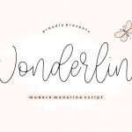 Wonderline Modern Monoline Script Font1