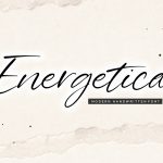 Energetica Modern Handwritten Font1