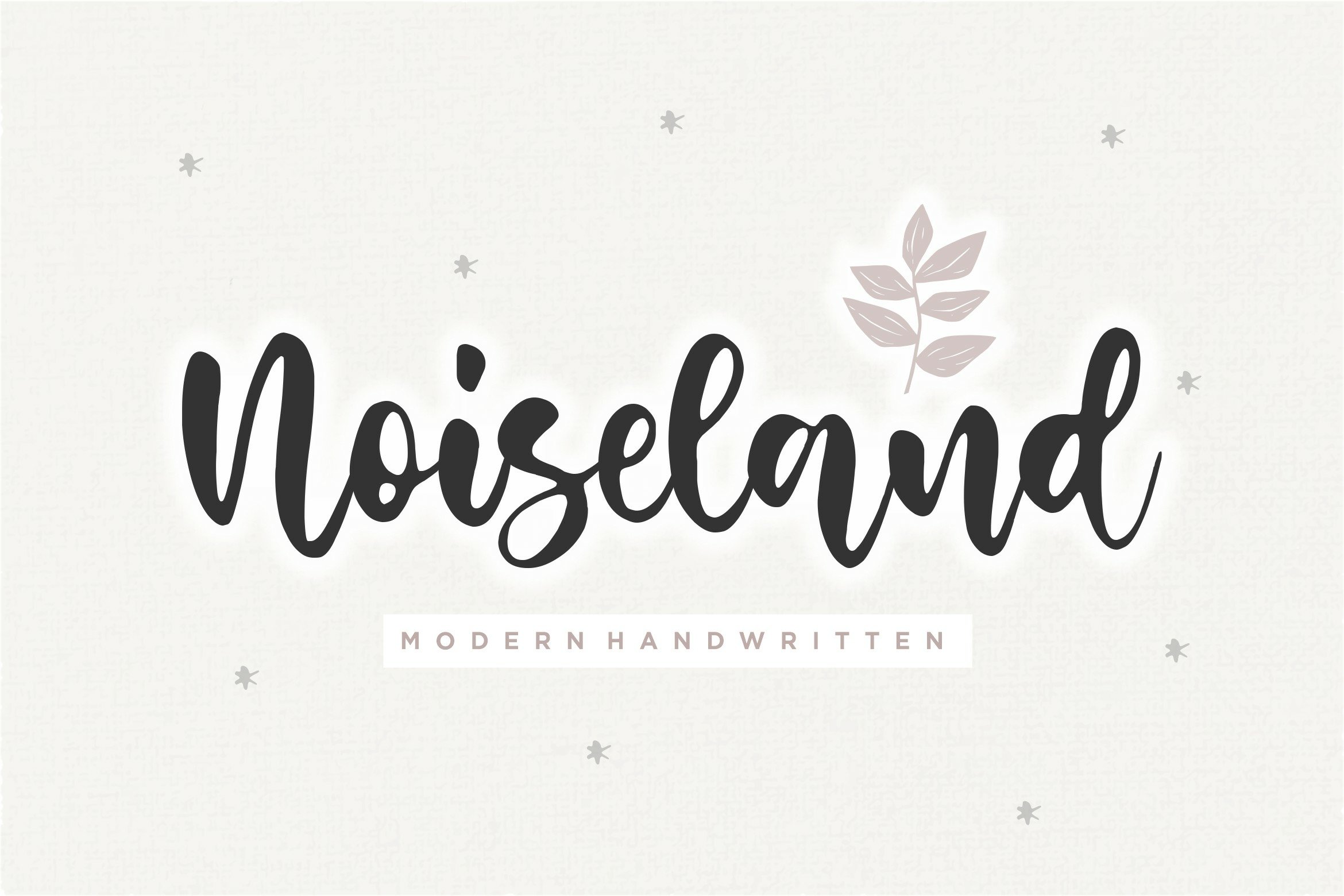 Noiseland Modern Handwritten Font1