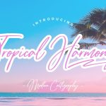 Tropical Harmony Modern Calligraphy Font1