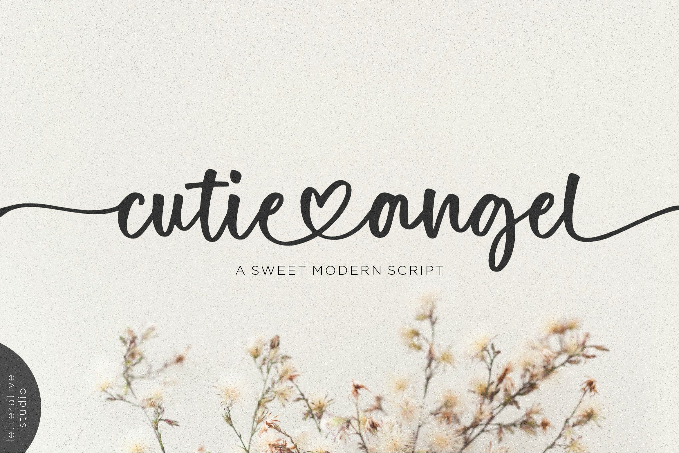 Cutie Angel Modern Handwritten Font1