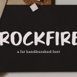 Rockfire Fat Handbrushed Font1